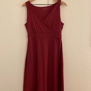 Eddie Bauer Maroon Dress